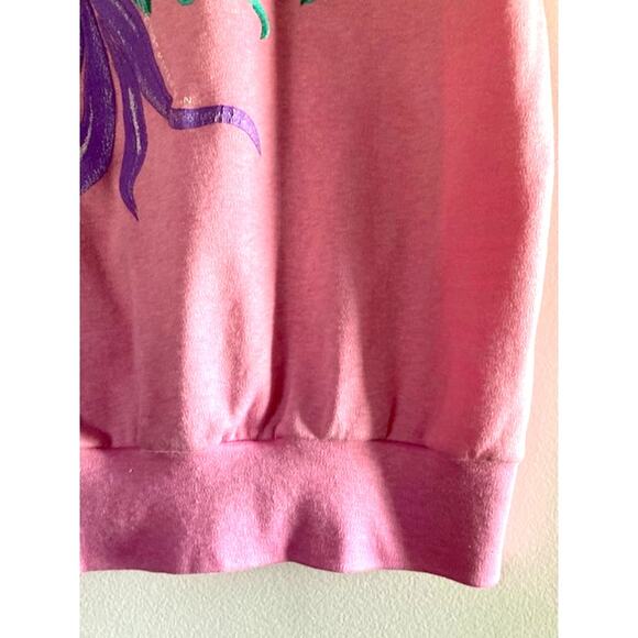 VINTAGE Pink Floral Slouchy Shirt by QUIPS - M/L - Picture 9 of 10